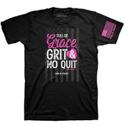 HOLD FAST Grace, Grit & No Quit T-shirt