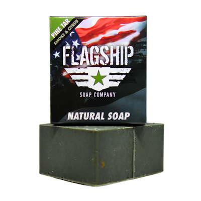 Patriot & Company Pine Tar Natural Soap - Smoky Citrus