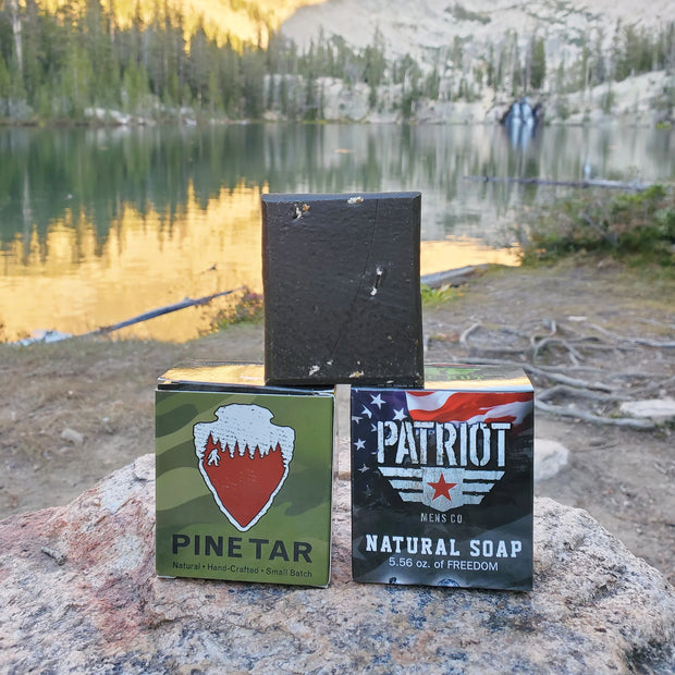 Patriot & Company Pine Tar Natural Soap - Smoky Citrus