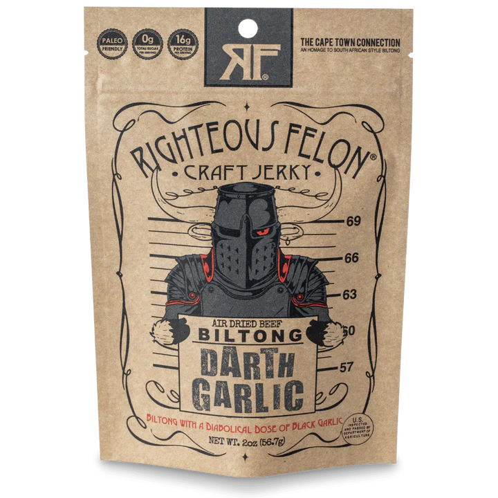 Righteous Felon Darth Garlic Biltong