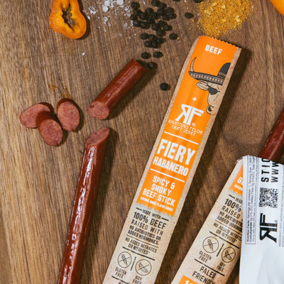 Righteous Felon O.G. Fiery Habanero Beef Stick - 6 pack