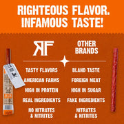 Righteous Felon O.G. Fiery Habanero Beef Stick - 6 pack