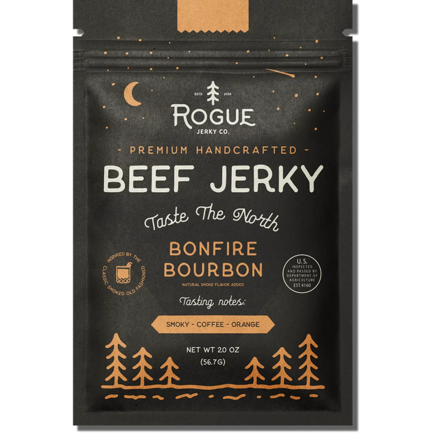 Rogue Beef Jerky - Bonfire Bourbon