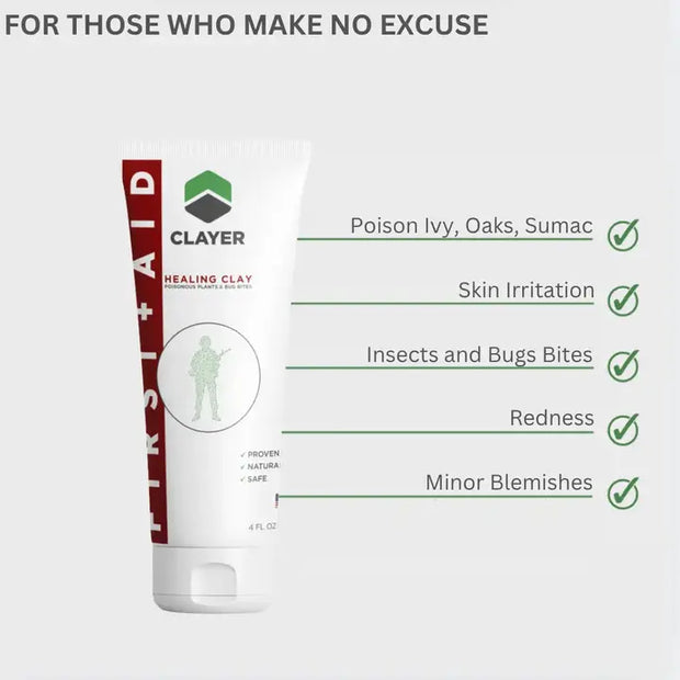 Clayer First Aid - Military Healing Clay