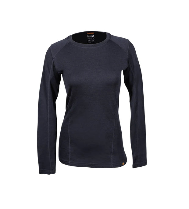 Point6 Women's Merino Mid-Base Layer Crew Neck Top