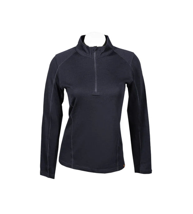 Point6 Women's Merino Mid-Base Layer 1/4 zip Neck Top